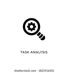 Task Analysis icon in vector. Logotype