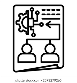 Task Assignment Icon Element For Design