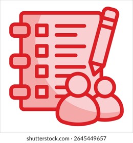 Task Assignment Icon Element For Design