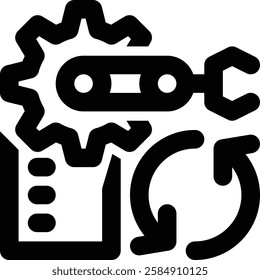 Task Automation, Task Management Outline Icon