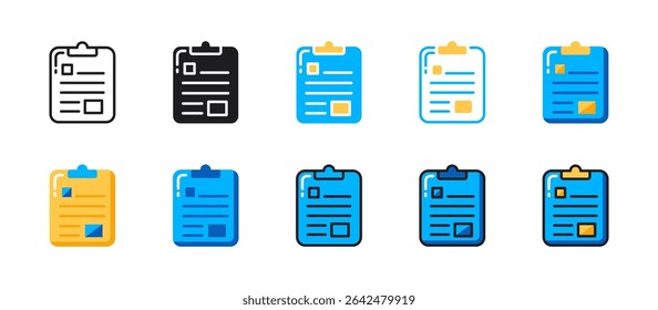 Ícone do quadro de tarefas para listas de tarefas pendentes, planejamento de fluxo de trabalho, atribuição de tarefas, gerenciamento de projetos, produtividade do escritório e organização de negócios em vetor.