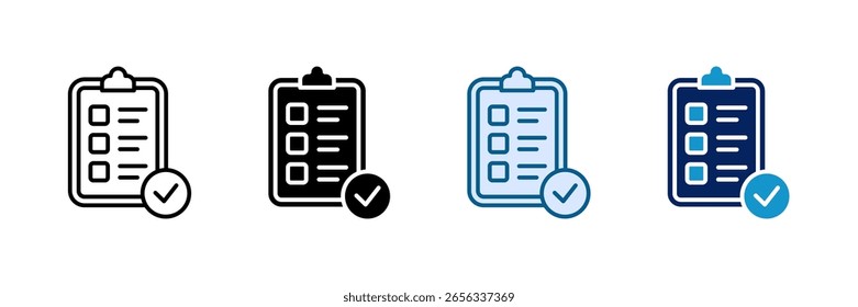 Task Board Icon Set Multiple Style Collection