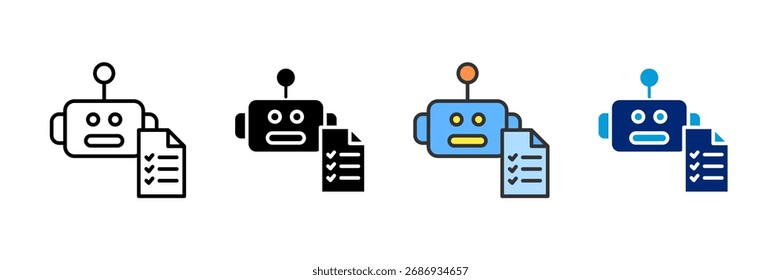 Ícone de inicialização da tarefa Definir coleção de vários estilos