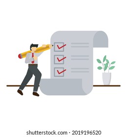 Task, Checklist, Todo List Icon Illustration Vectort Graphic