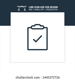 task completed done icon design vector illustration