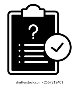 Task Completion Icon Element For Design