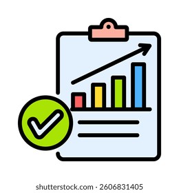 Task Completion Icon Element for Design