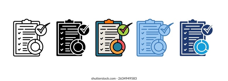 Task Completion Icon Element For Design