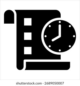 Elemento De Ícone De Prazo Final Da Tarefa Para Design