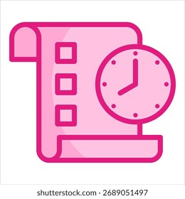 Task Deadline Icon Element For Design