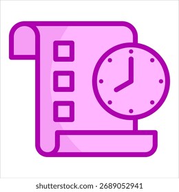 Task Deadline Icon Element For Design