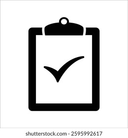 Task Done Icon isolated on white background
