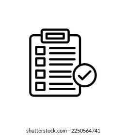 Task Done icon in vector. Logotype