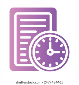 task in flat design style