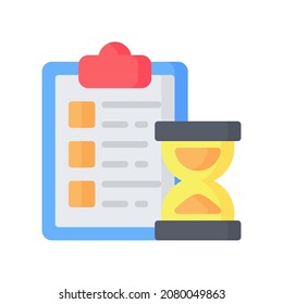 Task Icon, Flat style icon vector illustration, Suitable for website, mobile app, print, presentation, infographic and any other project.