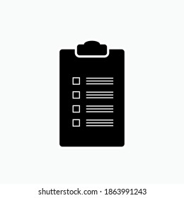 Task Icon. Job Description Symbol - Vector Logo Template.