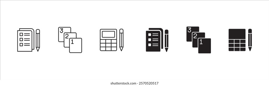 Task icon. Job icon. Icons compatible for checklist, work, document, file, assignment, appointment, to do, list, accounting, business and management.