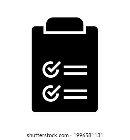 task icon or logo isolated sign symbol vector illustration - high quality black style vector icons
