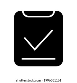 task icon or logo isolated sign symbol vector illustration - high quality black style vector icons
