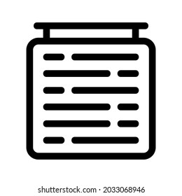 icono de tarea o logotipo símbolo de signo aislado ilustración vectorial - iconos vectoriales de estilo negro de alta calidad
