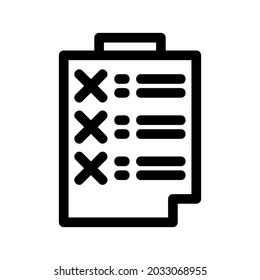 icono de tarea o logotipo símbolo de signo aislado ilustración vectorial - iconos vectoriales de estilo negro de alta calidad
