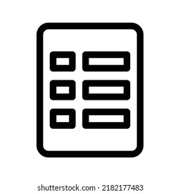 task icon or logo isolated sign symbol vector illustration - high quality black style vector icons
