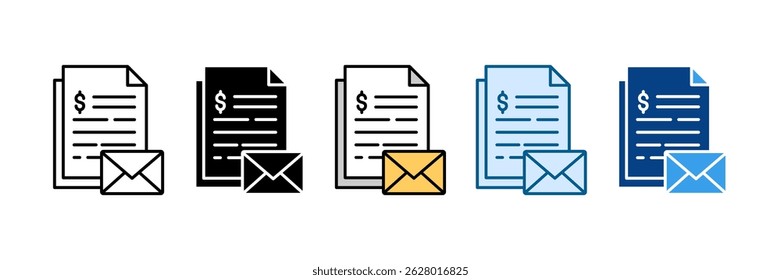 Task Icon Set Multiple Style Collection