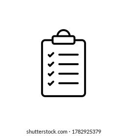 Tasksymbol-Vektorgrafik. Zwischenablage, Vektorgrafik