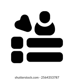 task icon. vector glyph icon for your website, mobile, presentation, and logo design.