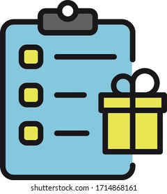 task icon vector illustration flat