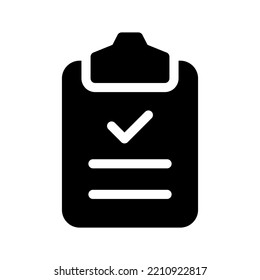 Task Icon Vector Symbol Design Illustration