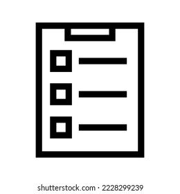 Task Icon Vector Symbol Design Illustration