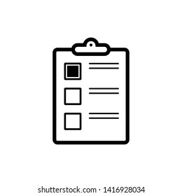 Task List Bussiness vector icon Illustration For Presentation