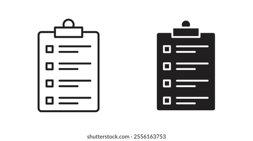 Task list Filled flat icons set for apps and web ui designs.