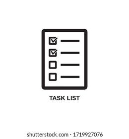 TASK LIST ICON , CHECK LIST ICON