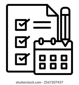 Task List Icon Element For Design