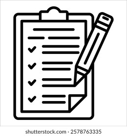 Task List Icon Element For Design