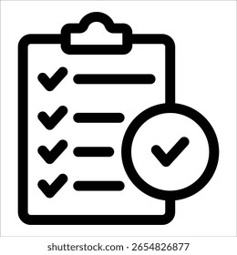 Task List Icon Element For Design