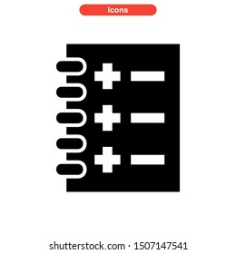 task list icon isolated sign symbol vector illustration - high quality black style vector icons

