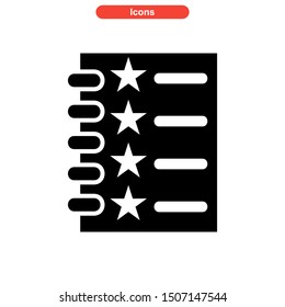 task list icon isolated sign symbol vector illustration - high quality black style vector icons
