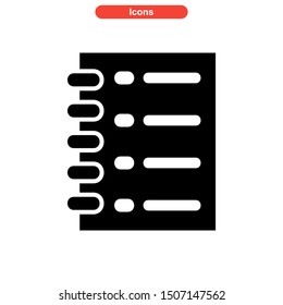 task list icon isolated sign symbol vector illustration - high quality black style vector icons
