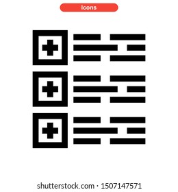 task list icon isolated sign symbol vector illustration - high quality black style vector icons
