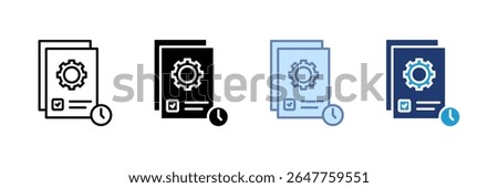 Task List Icon Set Multiple Style Collection