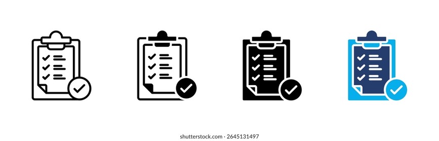 Task List icon sheet multiple style collection