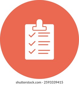 Task List Icon Symbol Art Sign