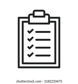 Task List icon vector image. Can also be used for Project Management. Suitable for mobile apps, web apps and print media.