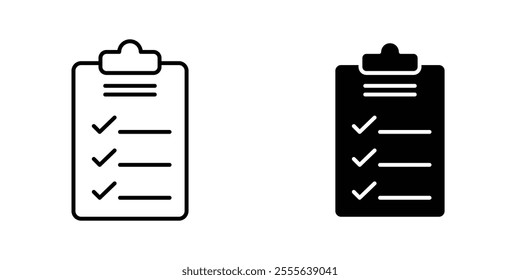 Task list icons for app and websites.