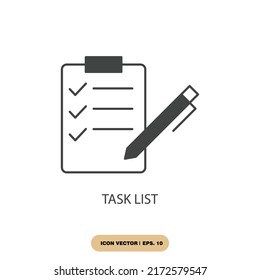 Task List Icons  Symbol Vector Elements For Infographic Web