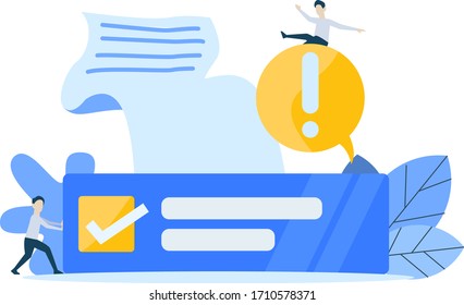 task list management concept illustration concept for web landing page template, banner, and presentation
