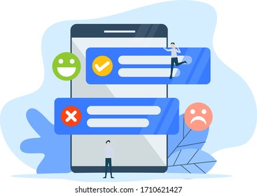 task list management concept illustration concept for web landing page template, banner, and presentation